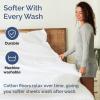 image400 Thread Count Cotton Sheet Set  King Size 100 Cotton Sheets  Easily Fits 8quot to 16quot Mattress  SilkySoft Wrinkle Free Breathable and Comfy  Deep Pockets ampamp Hotel Quality Bedding Set  Beige01  White
