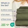image400 Thread Count Cotton Sheet Set  King Size 100 Cotton Sheets  Easily Fits 8quot to 16quot Mattress  SilkySoft Wrinkle Free Breathable and Comfy  Deep Pockets ampamp Hotel Quality Bedding Set  Beige17  Sage Green