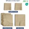 image400 Thread Count Cotton Sheet Set  King Size 100 Cotton Sheets  Easily Fits 8quot to 16quot Mattress  SilkySoft Wrinkle Free Breathable and Comfy  Deep Pockets ampamp Hotel Quality Bedding Set  Beige09  Beige