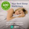 image400 Thread Count Cotton Sheet Set  King Size 100 Cotton Sheets  Easily Fits 8quot to 16quot Mattress  SilkySoft Wrinkle Free Breathable and Comfy  Deep Pockets ampamp Hotel Quality Bedding Set  Beige03  Light Grey