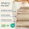 image400 Thread Count Cotton Sheet Set  King Size 100 Cotton Sheets  Easily Fits 8quot to 16quot Mattress  SilkySoft Wrinkle Free Breathable and Comfy  Deep Pockets ampamp Hotel Quality Bedding Set  Beige07  Cream