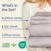 image400 Thread Count Cotton Sheet Set  King Size 100 Cotton Sheets  Easily Fits 8quot to 16quot Mattress  SilkySoft Wrinkle Free Breathable and Comfy  Deep Pockets ampamp Hotel Quality Bedding Set  Beige03  Light Grey