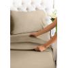 image400 Thread Count Cotton Sheet Set  Twin XL Size 100 Cotton Sheets  Easily Fits 8quot to 16quot Mattress  SilkySoft Wrinkle Free Breathable ampamp Comfy  Deep Pockets ampamp Hotel Quality Bedding Set  White07  Cream