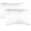 image400 Thread Count Cotton Sheet Set  Twin XL Size 100 Cotton Sheets  Easily Fits 8quot to 16quot Mattress  SilkySoft Wrinkle Free Breathable ampamp Comfy  Deep Pockets ampamp Hotel Quality Bedding Set  White01  White