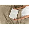 image400 Thread Count Cotton Sheet Set  Twin XL Size 100 Cotton Sheets  Easily Fits 8quot to 16quot Mattress  SilkySoft Wrinkle Free Breathable ampamp Comfy  Deep Pockets ampamp Hotel Quality Bedding Set  White07  Cream