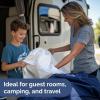 imageAir Mattress Sheet Set for Queen Size  4 Piece Breathable ampamp Cooling Sheets w Extra Deep Pockets  Fits Inflatable ampamp Blow Up Air Mattresses Up to 24 Inches Thick  Ultra Soft ampamp Wrinkle Free  White01  White
