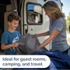 imageAir Mattress Sheet Set for Queen Size  4 Piece Breathable ampamp Cooling Sheets w Extra Deep Pockets  Fits Inflatable ampamp Blow Up Air Mattresses Up to 24 Inches Thick  Ultra Soft ampamp Wrinkle Free  White03  Dark Grey