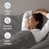 imageAir Mattress Sheet Set for Queen Size  4 Piece Breathable ampamp Cooling Sheets w Extra Deep Pockets  Fits Inflatable ampamp Blow Up Air Mattresses Up to 24 Inches Thick  Ultra Soft ampamp Wrinkle Free  White03  Dark Grey