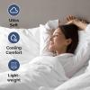 imageAir Mattress Sheet Set for Queen Size  4 Piece Breathable ampamp Cooling Sheets w Extra Deep Pockets  Fits Inflatable ampamp Blow Up Air Mattresses Up to 24 Inches Thick  Ultra Soft ampamp Wrinkle Free  White01  White