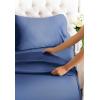 imageExtra Deep Pockets 400 Thread Count 100 Cotton 4 Piece Queen Size Bedding Sheet Set  Breathable ampamp Cooling  Hotel Luxury Bed Sheets Set  Extra Soft Wrinkle Free ampamp Comfy White Bedding Sheets Set07  Navy Blue