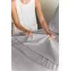 imageExtra Deep Pockets 400 Thread Count 100 Cotton 4 Piece Queen Size Bedding Sheet Set  Breathable ampamp Cooling  Hotel Luxury Bed Sheets Set  Extra Soft Wrinkle Free ampamp Comfy White Bedding Sheets Set02  Light Grey