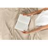 imageExtra Deep Pockets 400 Thread Count 100 Cotton 4 Piece Queen Size Bedding Sheet Set  Breathable ampamp Cooling  Hotel Luxury Bed Sheets Set  Extra Soft Wrinkle Free ampamp Comfy White Bedding Sheets Set04  Cream