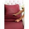 imageExtra Deep Pockets 400 Thread Count 100 Cotton 4 Piece Queen Size Bedding Sheet Set  Breathable ampamp Cooling  Hotel Luxury Bed Sheets Set  Extra Soft Wrinkle Free ampamp Comfy White Bedding Sheets Set08  Burgundy