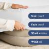 imageExtra Deep Twin 400 Thread Count Cotton Fitted Sheet  Hotel Luxury Single Fitted Sheet Only  Easily Fits 18quot to 24quot Mattress  Soft Wrinkle Free ampamp Breathable ampamp Comfy Extra Deep Pockets Light Grey01  White