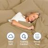imageExtra Deep Twin 400 Thread Count Cotton Fitted Sheet  Hotel Luxury Single Fitted Sheet Only  Easily Fits 18quot to 24quot Mattress  Soft Wrinkle Free ampamp Breathable ampamp Comfy Extra Deep Pockets Light Grey05  Beige