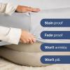 imageExtra Deep Twin 400 Thread Count Cotton Fitted Sheet  Hotel Luxury Single Fitted Sheet Only  Easily Fits 18quot to 24quot Mattress  Soft Wrinkle Free ampamp Breathable ampamp Comfy Extra Deep Pockets Light Grey02  Light Grey
