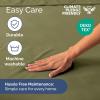imageExtra Deep Twin 400 Thread Count Cotton Fitted Sheet  Hotel Luxury Single Fitted Sheet Only  Easily Fits 18quot to 24quot Mattress  Soft Wrinkle Free ampamp Breathable ampamp Comfy Extra Deep Pockets Light Grey09  Sage Green