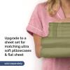 imageExtra Deep Twin 400 Thread Count Cotton Fitted Sheet  Hotel Luxury Single Fitted Sheet Only  Easily Fits 18quot to 24quot Mattress  Soft Wrinkle Free ampamp Breathable ampamp Comfy Extra Deep Pockets Light Grey09  Sage Green