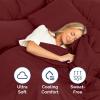 imageExtra Deep Twin 400 Thread Count Cotton Fitted Sheet  Hotel Luxury Single Fitted Sheet Only  Easily Fits 18quot to 24quot Mattress  Soft Wrinkle Free ampamp Breathable ampamp Comfy Extra Deep Pockets Light Grey08  Burgundy