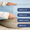 imageExtra Deep Twin 400 Thread Count Cotton Fitted Sheet  Hotel Luxury Single Fitted Sheet Only  Easily Fits 18quot to 24quot Mattress  Soft Wrinkle Free ampamp Breathable ampamp Comfy Extra Deep Pockets Light Grey06  Light Blue