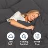 imageExtra Deep Twin 400 Thread Count Cotton Fitted Sheet  Hotel Luxury Single Fitted Sheet Only  Easily Fits 18quot to 24quot Mattress  Soft Wrinkle Free ampamp Breathable ampamp Comfy Extra Deep Pockets Light Grey03  Dark Grey