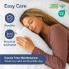 imageFull Comforter Set  3 Piece Bed Set for All Seasons  1 Soft Quilted Comforter w Corner Tabs ampamp 2 Pillow Shams  Comfy Cozy ampamp Breathable  Premium Down Duvet Insert  OekoTEX  Full Size Dark GreyWhite