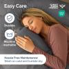 imageFull Comforter Set  3 Piece Bed Set for All Seasons  1 Soft Quilted Comforter w Corner Tabs ampamp 2 Pillow Shams  Comfy Cozy ampamp Breathable  Premium Down Duvet Insert  OekoTEX  Full Size Dark GreyDark Grey