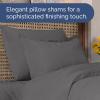 imageFull Comforter Set  3 Piece Bed Set for All Seasons  1 Soft Quilted Comforter w Corner Tabs ampamp 2 Pillow Shams  Comfy Cozy ampamp Breathable  Premium Down Duvet Insert  OekoTEX  Full Size Dark GreyDark Grey