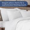 imageFull Comforter Set  7 Piece Bed in a Bag Queen Size Bed Set  Down Alternative Comforter Flat Sheet Fitted Sheet Pillowcases ampamp Shams for All Seasons  Ultra Soft Comfy ampamp Breathable  Navy Blue01  White