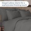 imageFull Comforter Set  7 Piece Bed in a Bag Queen Size Bed Set  Down Alternative Comforter Flat Sheet Fitted Sheet Pillowcases ampamp Shams for All Seasons  Ultra Soft Comfy ampamp Breathable  Navy Blue02  Dark Grey