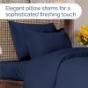 imageFull Comforter Set  7 Piece Bed in a Bag Queen Size Bed Set  Down Alternative Comforter Flat Sheet Fitted Sheet Pillowcases ampamp Shams for All Seasons  Ultra Soft Comfy ampamp Breathable  Navy Blue03  Navy Blue