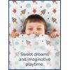 imageKids Baseball Queen 4 Piece Sheet Set  Boys Girls Teens Toddler  Easy Fit Deep Pockets  Breathable Hotel Quality Bedding Sheets  Machine Washable  Wrinkle Free  Cute Cozy Soft  CGK Linens15  Space Aliens