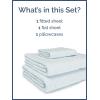 imageKids Baseball Queen 4 Piece Sheet Set  Boys Girls Teens Toddler  Easy Fit Deep Pockets  Breathable Hotel Quality Bedding Sheets  Machine Washable  Wrinkle Free  Cute Cozy Soft  CGK Linens04  Green Pinstripes