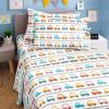 imageKids Baseball Queen 4 Piece Sheet Set  Boys Girls Teens Toddler  Easy Fit Deep Pockets  Breathable Hotel Quality Bedding Sheets  Machine Washable  Wrinkle Free  Cute Cozy Soft  CGK Linens10  Cute Cars