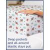 imageKids Baseball Queen 4 Piece Sheet Set  Boys Girls Teens Toddler  Easy Fit Deep Pockets  Breathable Hotel Quality Bedding Sheets  Machine Washable  Wrinkle Free  Cute Cozy Soft  CGK Linens15  Space Aliens