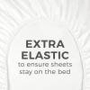 imageQueen 400 Thread Count Cotton Fitted Sheet  Hotel Quality 100 Cotton  Soft ampamp Wrinkle Free  Deep Pockets  Fits Mattress Perfectly with No PopOff Elastic  One Fitted Bottom Sheet Only  Burgundy01  White