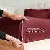 imageQueen 400 Thread Count Cotton Fitted Sheet  Hotel Quality 100 Cotton  Soft ampamp Wrinkle Free  Deep Pockets  Fits Mattress Perfectly with No PopOff Elastic  One Fitted Bottom Sheet Only  Burgundy15  Burgundy