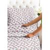 imageQueen Christmas Buffalo Plaid BampampW Sheet Set  Holiday Xmas Pattern Bedding Set  Deep Pockets  Snug Fit  4 Piece  Wrinkle Free  Comfy Festive Winter  Holiday Sheets for Women Men Kids ampamp TeensChristmas Cars