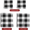 imageQueen Christmas Buffalo Plaid BampampW Sheet Set  Holiday Xmas Pattern Bedding Set  Deep Pockets  Snug Fit  4 Piece  Wrinkle Free  Comfy Festive Winter  Holiday Sheets for Women Men Kids ampamp Teens17  Buffalo Plaid Bw
