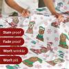 imageQueen Christmas Buffalo Plaid BampampW Sheet Set  Holiday Xmas Pattern Bedding Set  Deep Pockets  Snug Fit  4 Piece  Wrinkle Free  Comfy Festive Winter  Holiday Sheets for Women Men Kids ampamp Teens40  Cats and Dogs