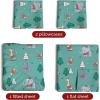 imageQueen Christmas Buffalo Plaid BampampW Sheet Set  Holiday Xmas Pattern Bedding Set  Deep Pockets  Snug Fit  4 Piece  Wrinkle Free  Comfy Festive Winter  Holiday Sheets for Women Men Kids ampamp Teens37  Snow Animals