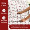 imageQueen Christmas Buffalo Plaid BampampW Sheet Set  Holiday Xmas Pattern Bedding Set  Deep Pockets  Snug Fit  4 Piece  Wrinkle Free  Comfy Festive Winter  Holiday Sheets for Women Men Kids ampamp Teens23  Winter Fox