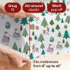 imageQueen Christmas Buffalo Plaid BampampW Sheet Set  Holiday Xmas Pattern Bedding Set  Deep Pockets  Snug Fit  4 Piece  Wrinkle Free  Comfy Festive Winter  Holiday Sheets for Women Men Kids ampamp Teens38  Holiday Animals