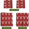 imageQueen Christmas Buffalo Plaid BampampW Sheet Set  Holiday Xmas Pattern Bedding Set  Deep Pockets  Snug Fit  4 Piece  Wrinkle Free  Comfy Festive Winter  Holiday Sheets for Women Men Kids ampamp Teens32  Holiday Stag