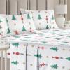 imageQueen Christmas Buffalo Plaid BampampW Sheet Set  Holiday Xmas Pattern Bedding Set  Deep Pockets  Snug Fit  4 Piece  Wrinkle Free  Comfy Festive Winter  Holiday Sheets for Women Men Kids ampamp TeensNutcracker Ballet