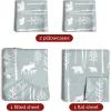 imageQueen Christmas Buffalo Plaid BampampW Sheet Set  Holiday Xmas Pattern Bedding Set  Deep Pockets  Snug Fit  4 Piece  Wrinkle Free  Comfy Festive Winter  Holiday Sheets for Women Men Kids ampamp Teens25  Winter Animals