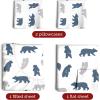 imageQueen Christmas Buffalo Plaid BampampW Sheet Set  Holiday Xmas Pattern Bedding Set  Deep Pockets  Snug Fit  4 Piece  Wrinkle Free  Comfy Festive Winter  Holiday Sheets for Women Men Kids ampamp Teens22  Winter Bears