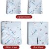 imageQueen Christmas Buffalo Plaid BampampW Sheet Set  Holiday Xmas Pattern Bedding Set  Deep Pockets  Snug Fit  4 Piece  Wrinkle Free  Comfy Festive Winter  Holiday Sheets for Women Men Kids ampamp Teens21  Snowy Bluebirds