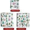 imageQueen Christmas Buffalo Plaid BampampW Sheet Set  Holiday Xmas Pattern Bedding Set  Deep Pockets  Snug Fit  4 Piece  Wrinkle Free  Comfy Festive Winter  Holiday Sheets for Women Men Kids ampamp Teens38  Holiday Animals