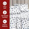 imageQueen Christmas Buffalo Plaid BampampW Sheet Set  Holiday Xmas Pattern Bedding Set  Deep Pockets  Snug Fit  4 Piece  Wrinkle Free  Comfy Festive Winter  Holiday Sheets for Women Men Kids ampamp Teens22  Winter Bears